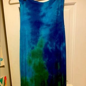 Gorgeous tie dye convertible skirt dress